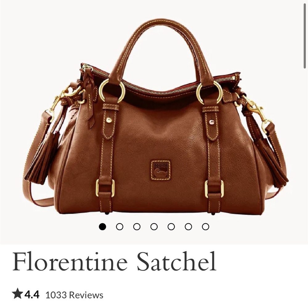 *SOLD* Dooney & Bourke Chestnut Leather Satchel